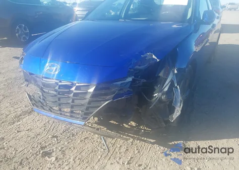 2023 Hyundai Elantra Hybrid Blue from USA, damaged, VIN KMHLM4AJ1PU068435